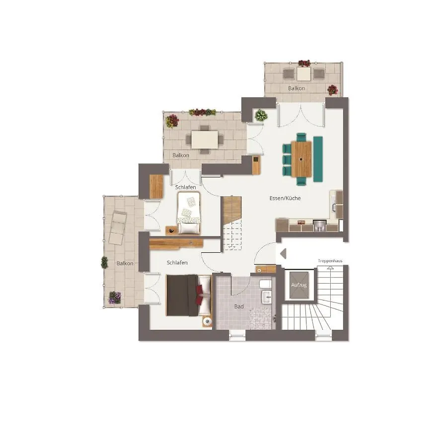 아파트 Ferienwohnung Chalet Marienbrunnen 오버스타우펜